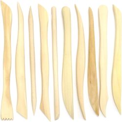 Clay Tools With Double Sided Pottery Ends Set Of 10